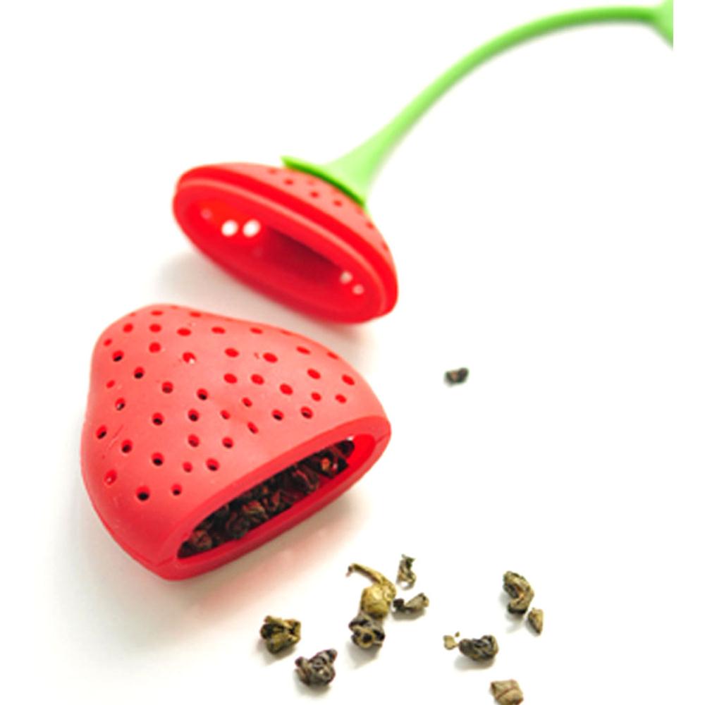 Infuseur à Thé En Silicone En Forme De Plongeur - Filtre à Thé Réutilisable, Résistant à La Chaleur (250°C) - Rose