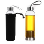 Bouteille infuseur à thé avec sac de transport 550ml