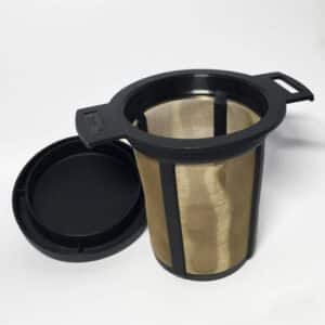 Filtre à thé permanent avec couvercle
