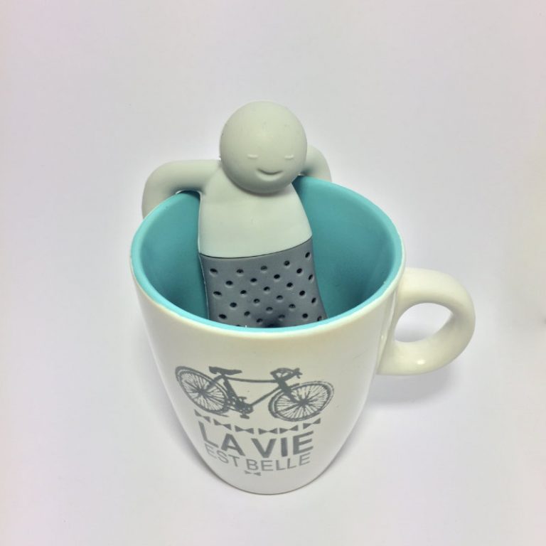 Infuseur à Thé En Silicone En Forme De Plongeur - Filtre à Thé Réutilisable, Résistant à La Chaleur (250°C) - Rose - 11
