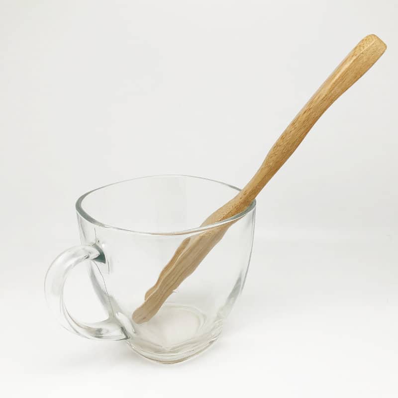 Cuillère à thé en bois 17cm – Image 7