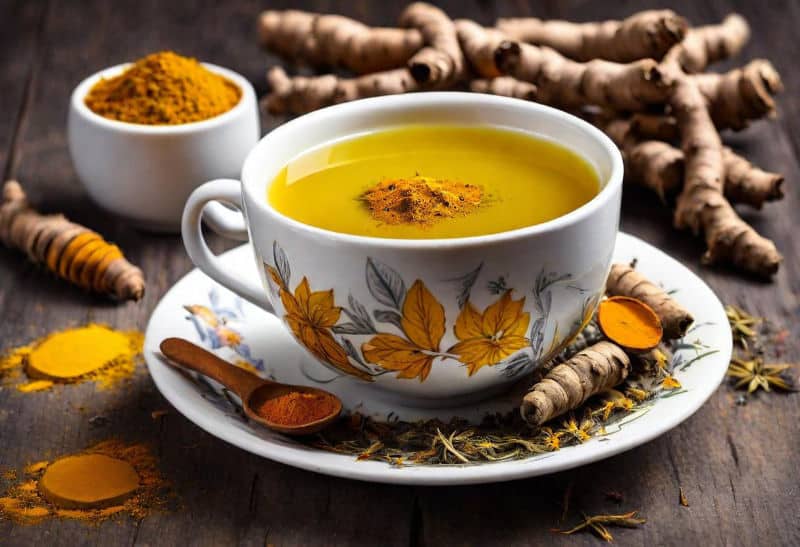 tasse infusion curcuma